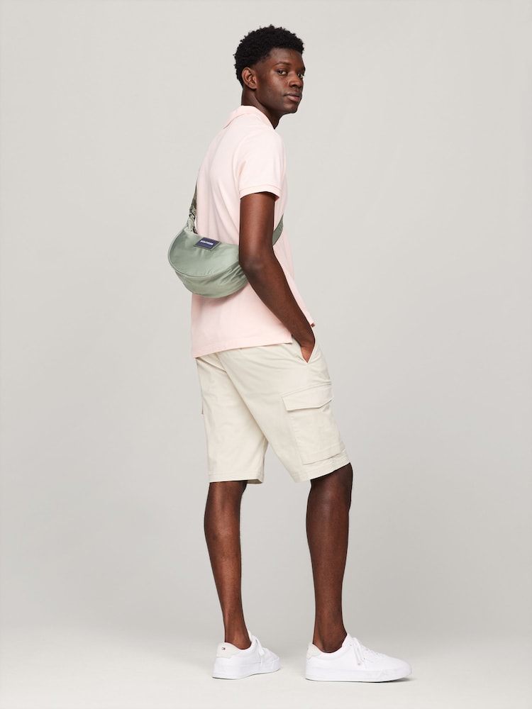 Tommy Hilfiger Green Summer Crescent Crossbody Bag - Image 1 of 4 Tommy Hilfiger Green Summer Crescent Crossbody Bag - Image 1 of 4