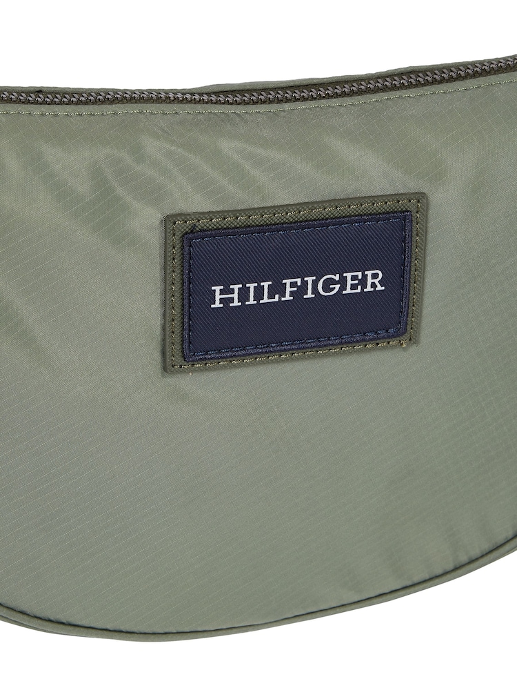 Tommy Hilfiger Green Summer Crescent Crossbody Bag - Image 4 of 4 Tommy Hilfiger Green Summer Crescent Crossbody Bag - Image 4 of 4