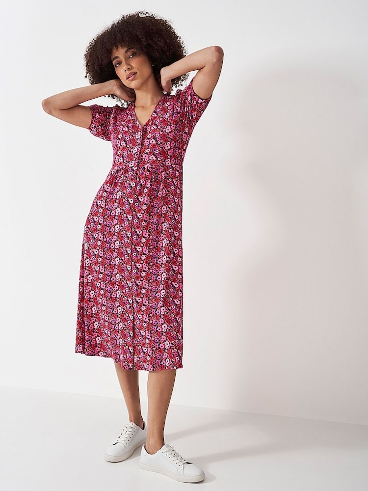 Crew Clothing Kiki Short Sleeve Jersey Dress - Image 1 of 5