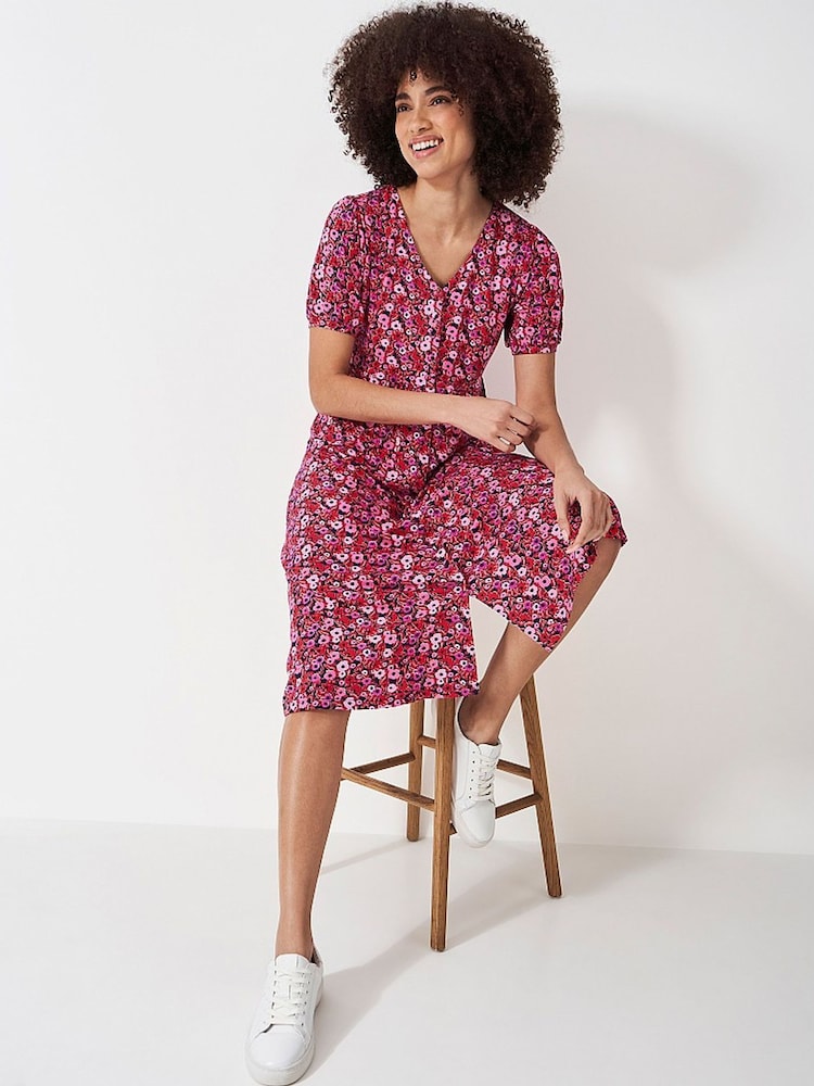 Crew Clothing Kiki Short Sleeve Jersey Dress - Image 5 of 5