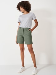 Crew Clothing Green Chino Shorts - Image 1 of 5