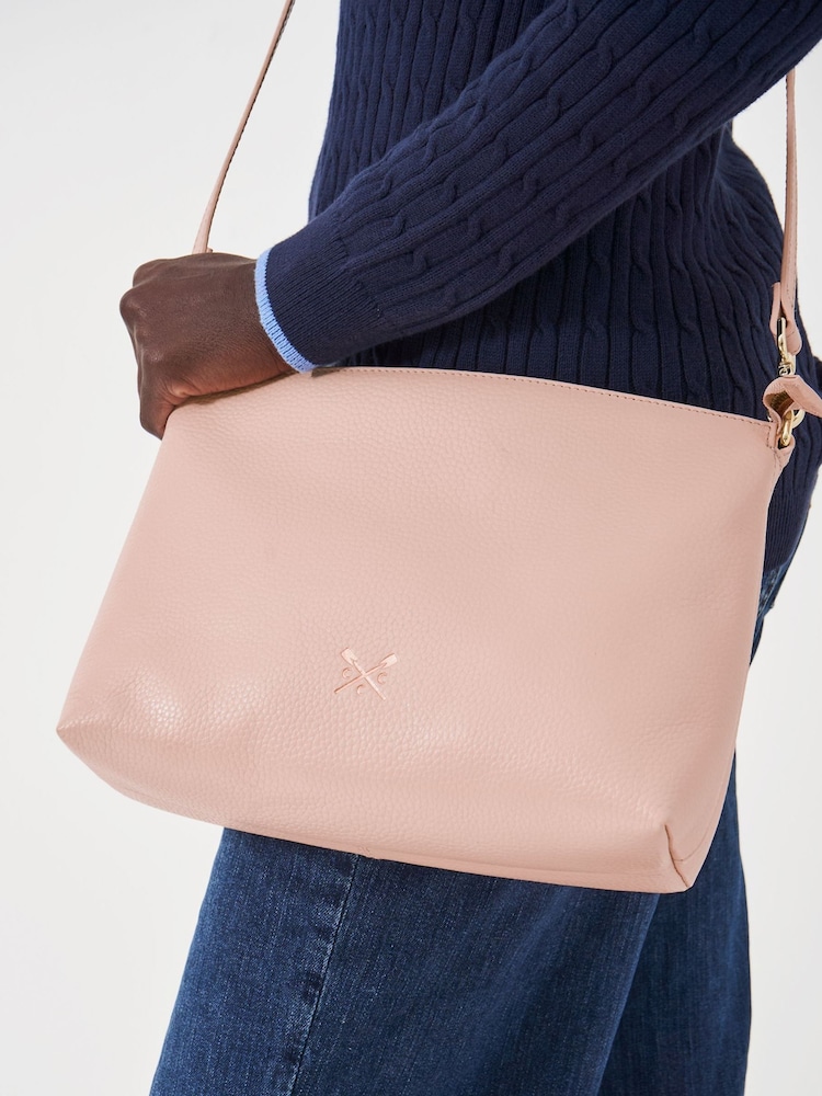 Crew Clothing Leather Crossbody Bag - Image 1 of 5