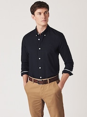Crew Clothing Blue 100% Cotton Classic Shirt - Image 1 of 6