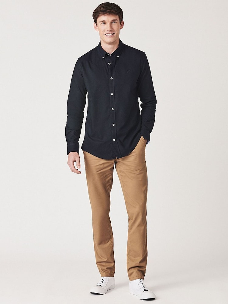 Crew Clothing Blue 100% Cotton Classic Shirt - Image 2 of 6