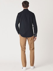 Crew Clothing Blue 100% Cotton Classic Shirt - Image 5 of 6
