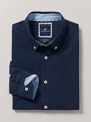 Crew Clothing Blue 100% Cotton Classic Shirt - Image 6 of 6