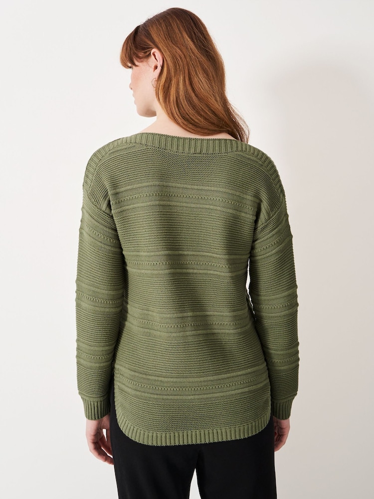 Crew Clothing Tali Boat Neck Knit Jumper - Image 2 of 5