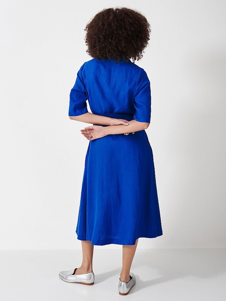 Crew Clothing Belted Linen Shirt Dress - Image 2 of 4