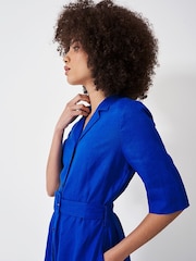 Crew Clothing Belted Linen Shirt Dress - Image 3 of 4