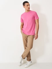 Crew Clothing Company Plain 100% Cotton Classic T-Shirt - Image 2 of 5