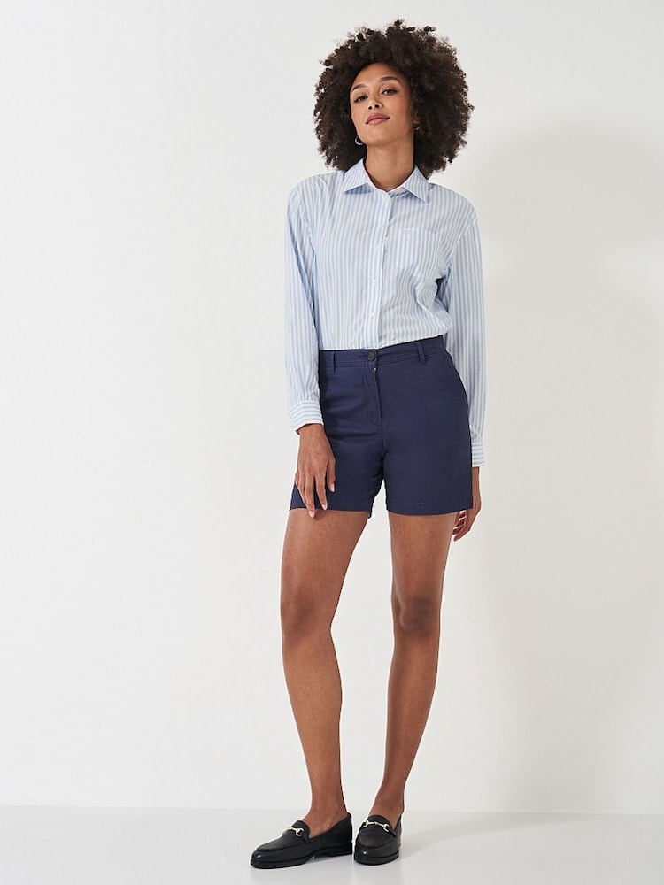 Blau - Crew Clothing Chino Shorts - Bild 1 von 4