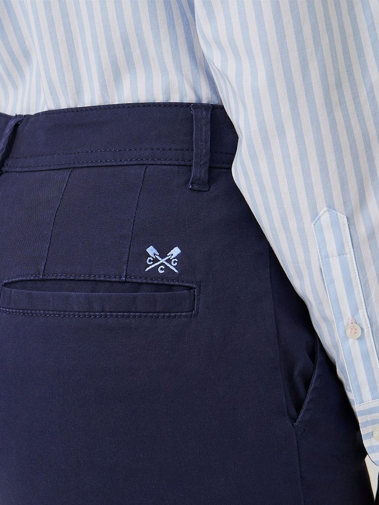 Blau - Crew Clothing Chino Shorts - Bild 4 von 4