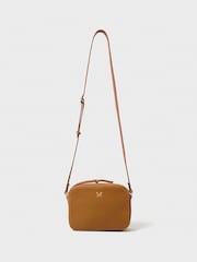 Crew Clothing Leather Cross Body Bag - Image 3 of 5