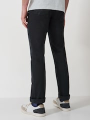 Crew Clothing Black Parker Straight Jeans - Image 2 of 5