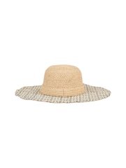 Tommy Hilfiger Cream Beach Summer Straw Hat - Image 3 of 3