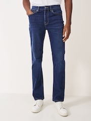 Crew Clothing Light Blue Parker Straight Jeans - Image 1 of 5