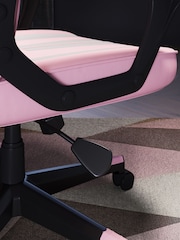X Rocker Grey Pink Tempest Ergonomic PC Office Gaming Chair - Image 6 of 6