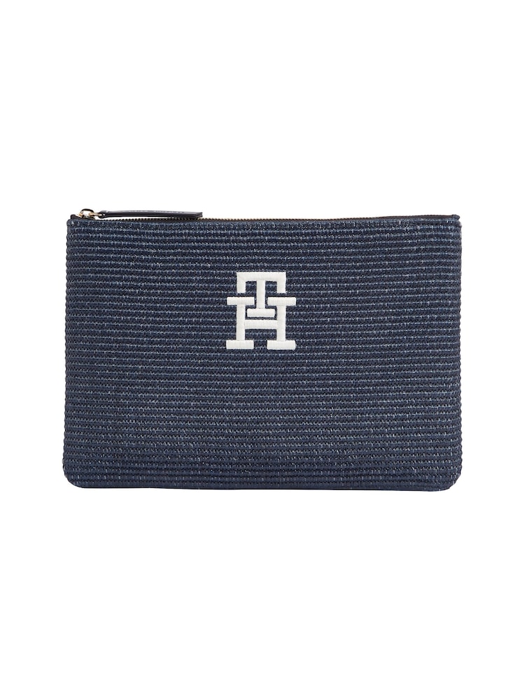 Tommy Hilfiger Blue Beach Pouch - Image 1 of 2 Tommy Hilfiger Blue Beach Pouch - Image 1 of 2