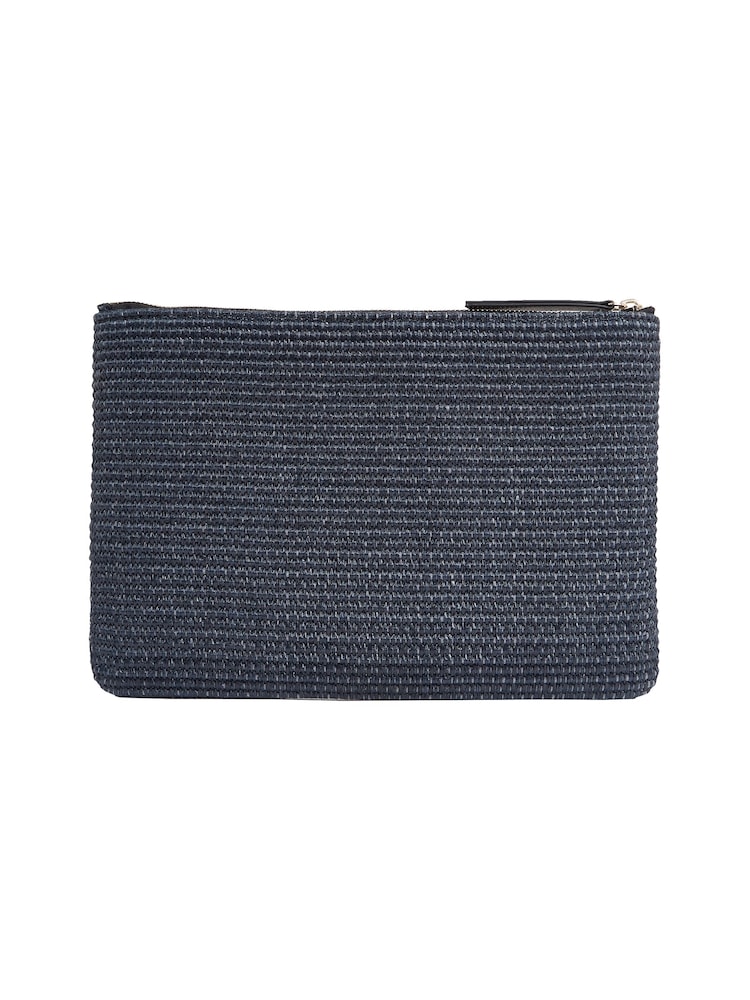 Tommy Hilfiger Blue Beach Pouch - Image 2 of 2 Tommy Hilfiger Blue Beach Pouch - Image 2 of 2