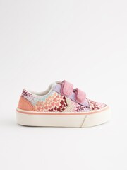 Multi Hearts Touch Fasten Strap Trainers - Image 2 of 5