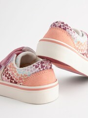 Multi Hearts Touch Fasten Strap Trainers - Image 3 of 5