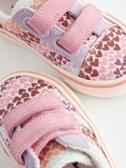 Multi Hearts Touch Fasten Strap Trainers - Image 4 of 5