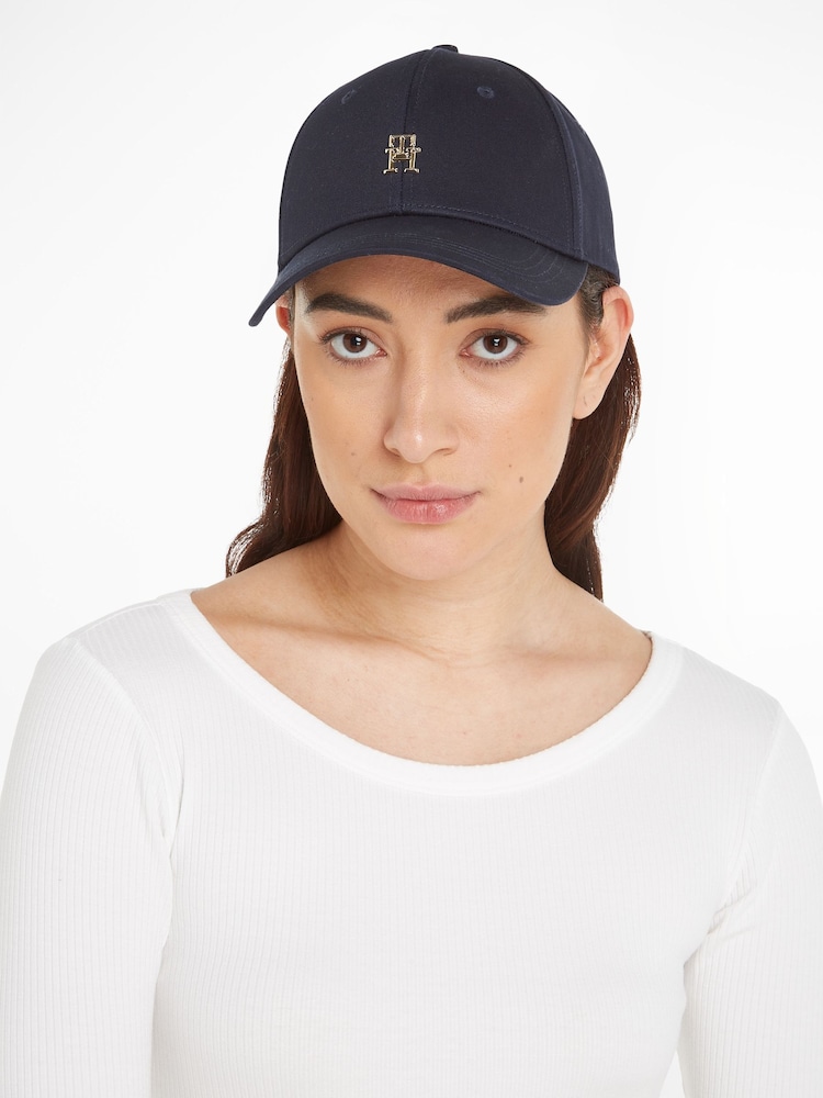 Tommy Hilfiger Light Blue Essential Chic Cap - Image 2 of 3 Tommy Hilfiger Light Blue Essential Chic Cap - Image 2 of 3