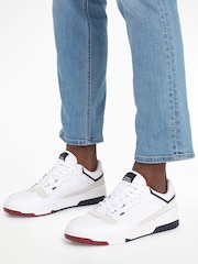 Tommy Hilfiger White Basket Street Low Top Sneakers - Image 1 of 4