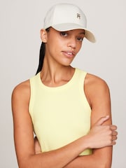 Tommy Hilfiger Cream Essential Chic Cap - Image 1 of 5