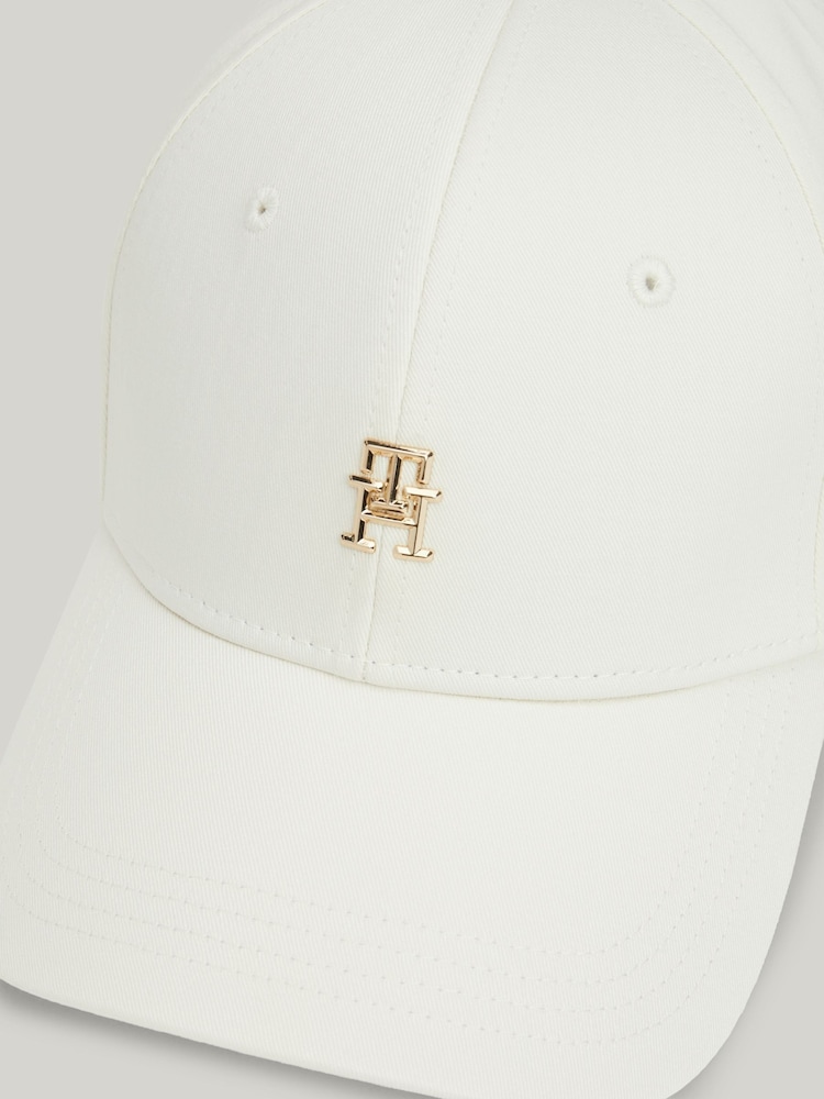 Tommy Hilfiger Cream Essential Chic Cap - Image 5 of 5