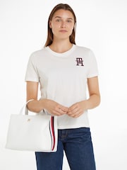 Tommy Hilfiger Essential Satchel, Weiß - Bild 1 von 4
