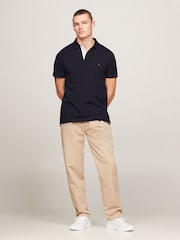 Tommy Hilfiger White Stripe Leather Sneakers - Image 4 of 4