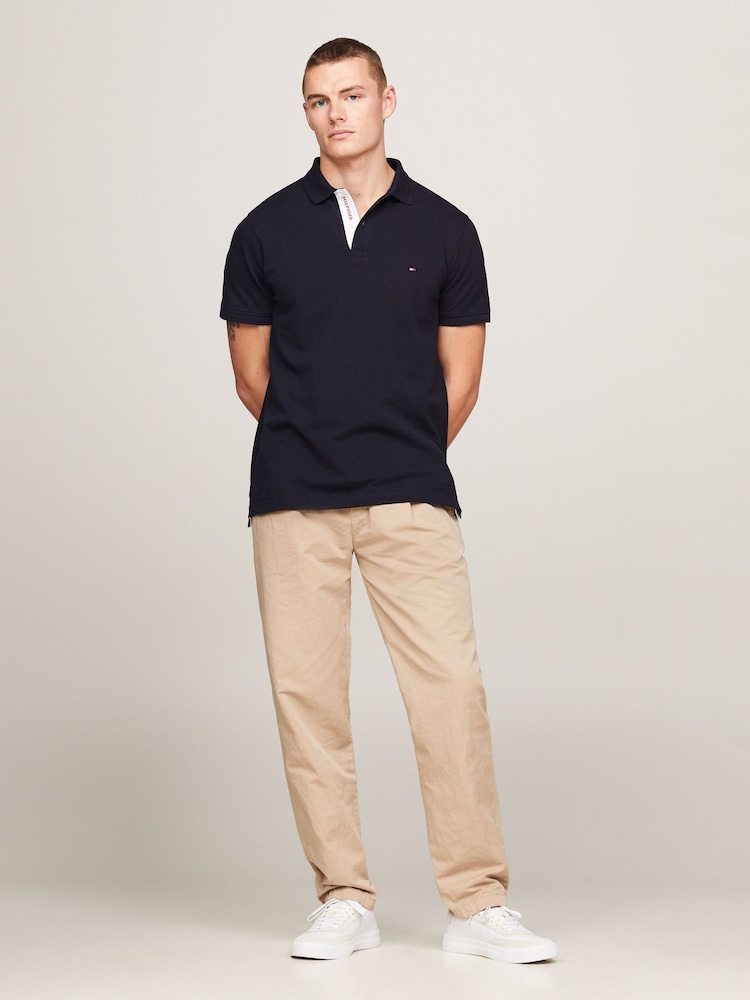Tommy Hilfiger White Stripe Leather Sneakers - Image 4 of 4