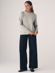The Set Black/Cream/Mink Brown 3 Pack Classic Raglan Sleeve Jumper - Image 3 of 5