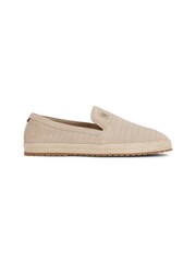 Tommy Hilfiger Cream Classic Suede Shoes - Image 1 of 4