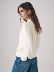 The Set Black/Cream 2 Pack Relaxed Turtleneck Jumpers - Image 6 of 8