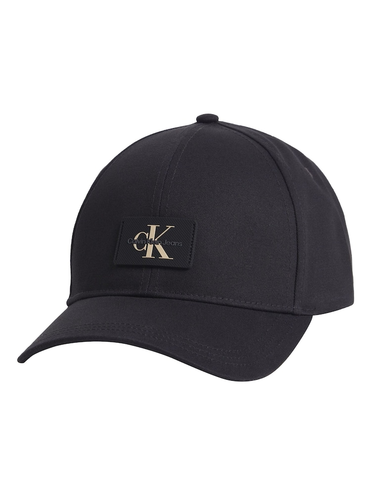 Calvin Klein Black Logo Cap - Image 2 of 5 Calvin Klein Black Logo Cap - Image 2 of 5