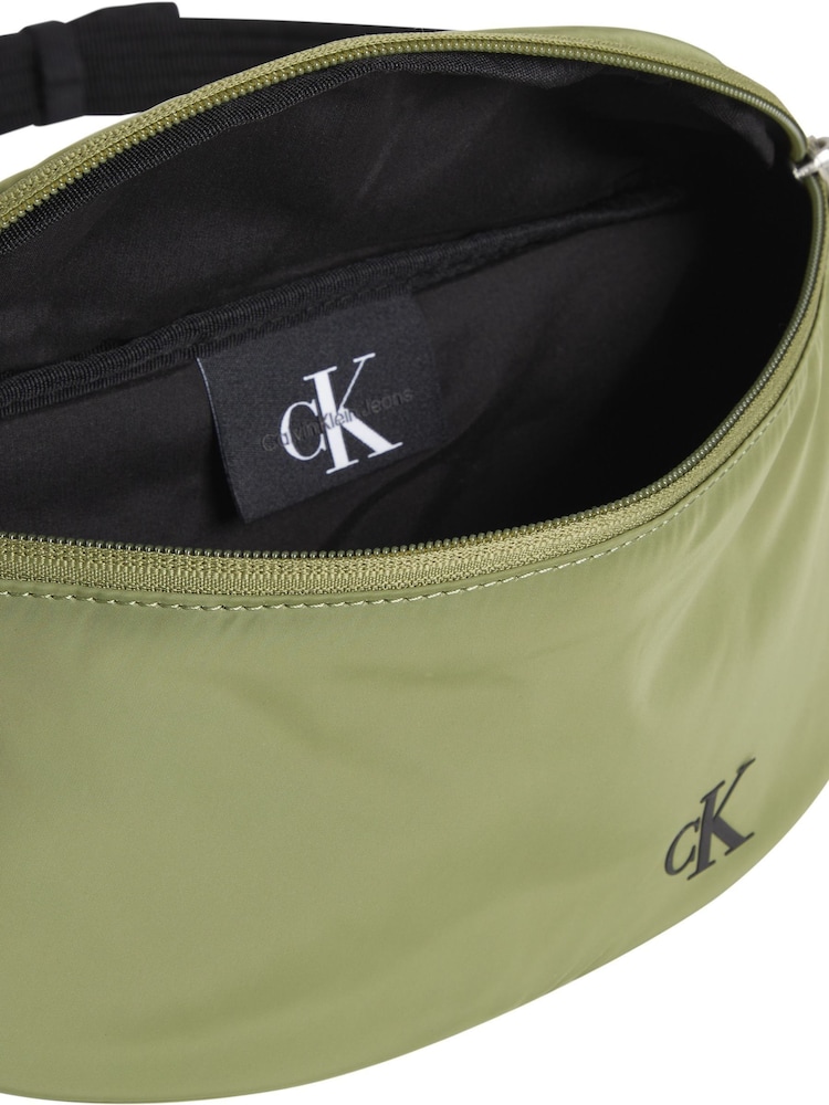 Calvin Klein Green Logo Bumbag - Image 6 of 6
