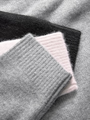 The Set Black/Grey/Soft Pink 3 Pack Relaxed Drop Shoulder Jumper - Image 7 of 7