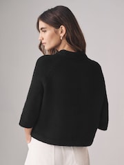The Set Black/Grey 2 Pack Knitted T-Shirts - Image 5 of 6