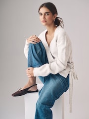 The Set Black/Cream 2 Pack Ballet Wrap Jumpers - Image 4 of 10