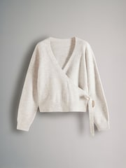 The Set Black/Cream 2 Pack Ballet Wrap Jumpers - Image 9 of 10