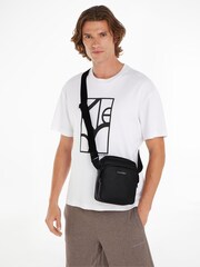 Calvin Klein Black Logo Messenger Bag - Image 2 of 7