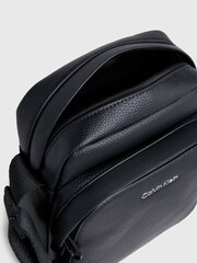 Calvin Klein Black Logo Messenger Bag - Image 6 of 7