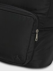 Calvin Klein Black Zip Campus Backpack - Image 4 of 6