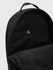 Calvin Klein Black Zip Campus Backpack - Image 5 of 6