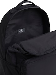 Calvin Klein Black Zip Campus Backpack - Image 6 of 6