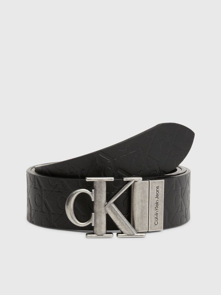 Calvin Klein Black Logo Belt - Image 1 of 4