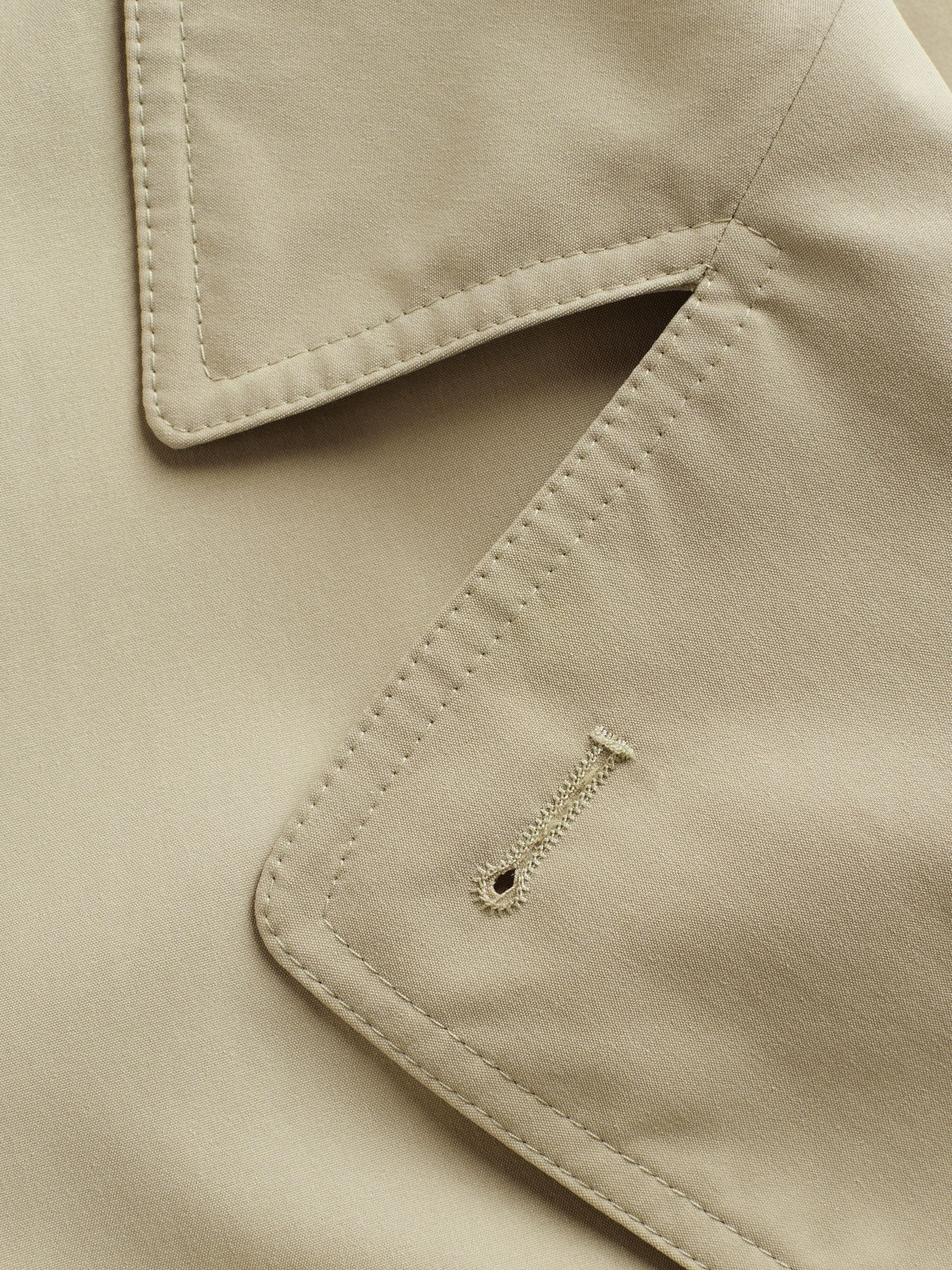 The Set Camel Belted Trench Coat