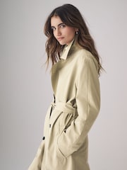 Camel - The Set Belted Trench Coat - Image 5 of 11